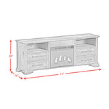 Park Ridge TV Console in Charcoal