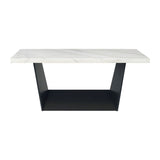 Elements International Beckley Dining Table in WhiteC