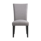 Elements International Beckley Side Chair (Set of 2) in Grey