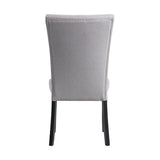 Elements International Beckley Side Chair (Set of 2) in Grey