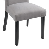 Elements International Beckley Side Chair (Set of 2) in Grey