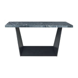 Elements International Beckley Counter Height Table in DarkC