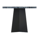 Elements International Beckley Counter Height Table in DarkC