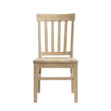 Elements International Lakeview Side Chair (Set of 2) in Natural CDLW100DTC