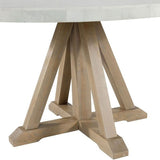 Elements International Lakeview Round Dining Table in Natural