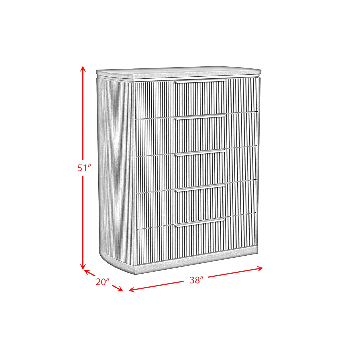 Sylvie 5-Drawer Chest