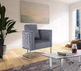 Casa Grey Velvet Chair