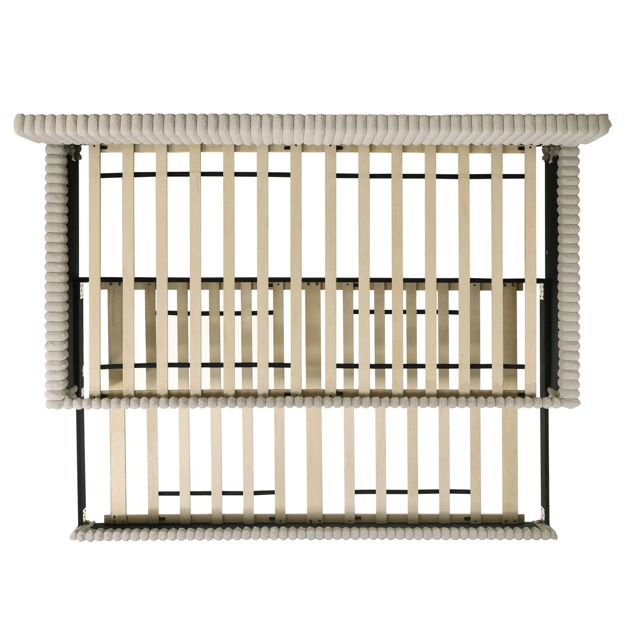 Arden Twin Daybed with Trundle in Corduroy Beige