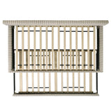 Arden Twin Daybed with Trundle in Corduroy Beige