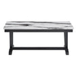 T1319 Blk/Wht Coffee Table