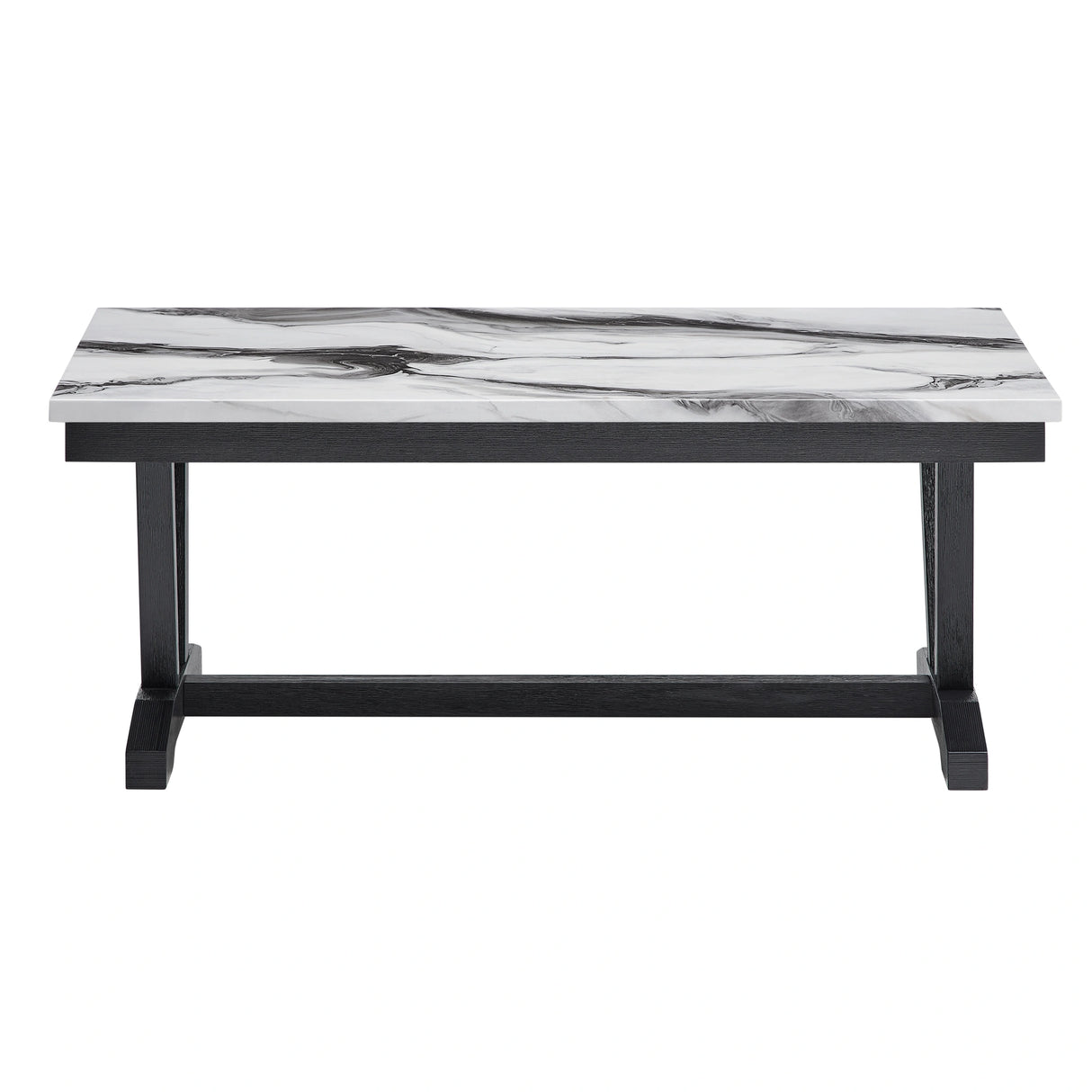 T1319 Blk/Wht Coffee Table