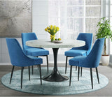 Elements International Celeste Side Chair (Set of 2) in Blue
