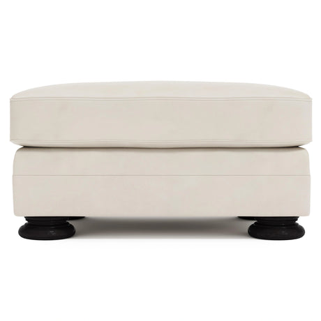 Foster Leather Ottoman Without Nails