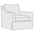 Grace Fabric Swivel Chair