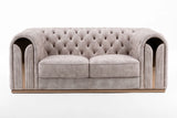 Divani Casa Dosie Transitional Loveseat