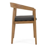 Sintra - Outdoor Grey Olefin + Eucalyptus Dining Chair