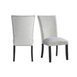 Elements International Francesca Side Chair (Set of 2) in Grey image