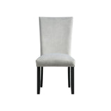 Elements International Francesca Side Chair (Set of 2) in Grey