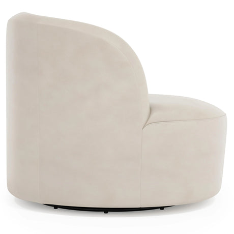 Elle Leather Swivel Chair