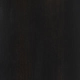 Elements International Francesca Counter Height Dining Table in White and Black