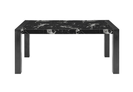 D4088Dt Black Marble Dining Table