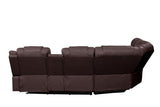 Galaxy Home Challenger Reversible Sectional Brown