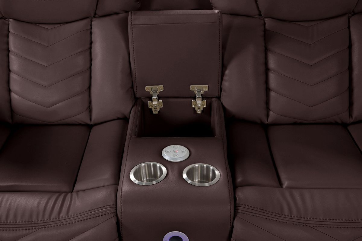 Galaxy Home Challenger Reversible Sectional Brown