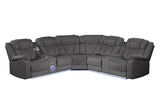 Galaxy Home Challenger Reversible Sectional Gray