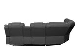 Galaxy Home Challenger Reversible Sectional Gray