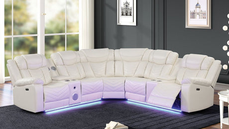 Galaxy Home Challenger Reversible Sectional Ice image