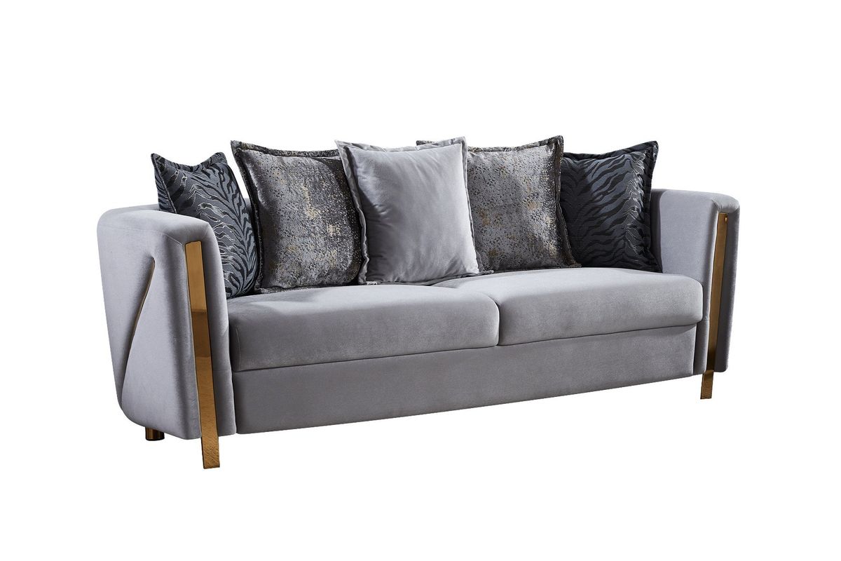 Galaxy Home Chanelle Sofa in Gray image