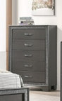 Crown Mark Furniture Kaia Chest in Dark Gray image
