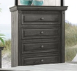 Elements International Condesa Grey 5 Drawer Chest in Gray image