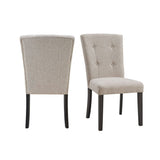 Elements International Lexi Side Chair (Set of 2) in Espresso image
