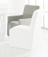 Elements International Merlin Arm Chair (Set of 2) in Gray image