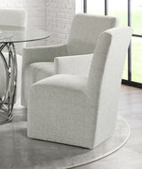 Elements International Merlin Side Chair (Set of 2) in Gray image