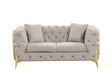 Galaxy Home Contempo Loveseat in Grey image