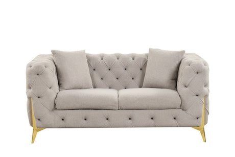 Galaxy Home Contempo Loveseat in Grey image