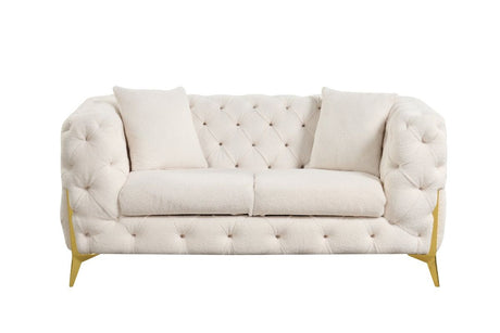 Galaxy Home Contempo Loveseat in Beige image
