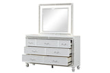 Galaxy Home Crystal Dresser in White