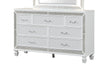Galaxy Home Crystal Dresser in White image