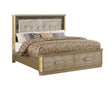 Galaxy Home Medusa King Bed in Gold image