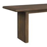 Brisbane Standard Height Dining Set in Brown-Table and Four Fabric Chairs