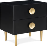 Zayne Black Night Stand