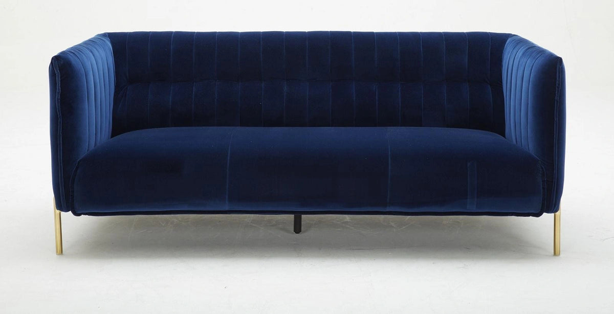 J&M Furniture Deco Sofa in Blue