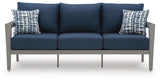 Gali Outdoor Sofa/Chairs/Table Set (Set of 4)