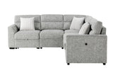 U9401 Nickel Sofa Bed Sectional with 3 Pillows