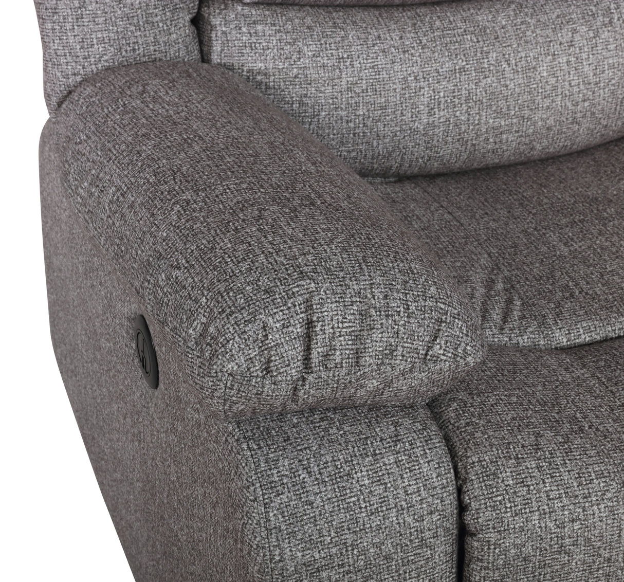 GRANADA CONSOLE LOVESEAT W/PWR FR-GRAY