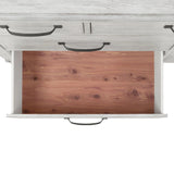 Scott Dresser & Mirror Set White Finish