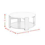Rosamel 2PC Occasional Table Set-Coffee Table & End Table
